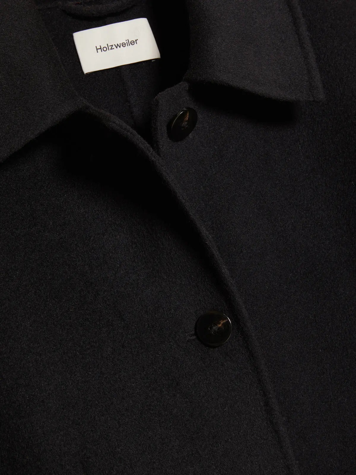 Felsa Wool Coat Black Holzweiler