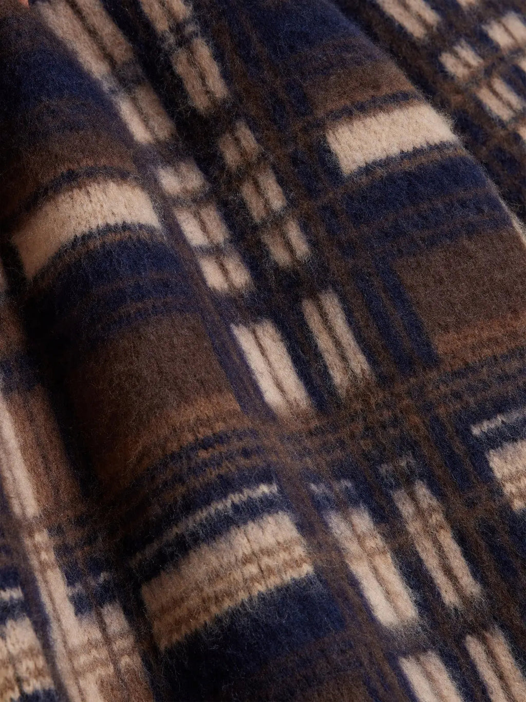 Ace Check Knit Trousers Brown Check Holzweiler