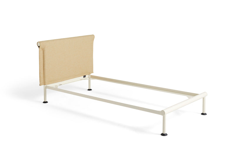 Tamoto Bed - Bone Powder Coated Steel Frame