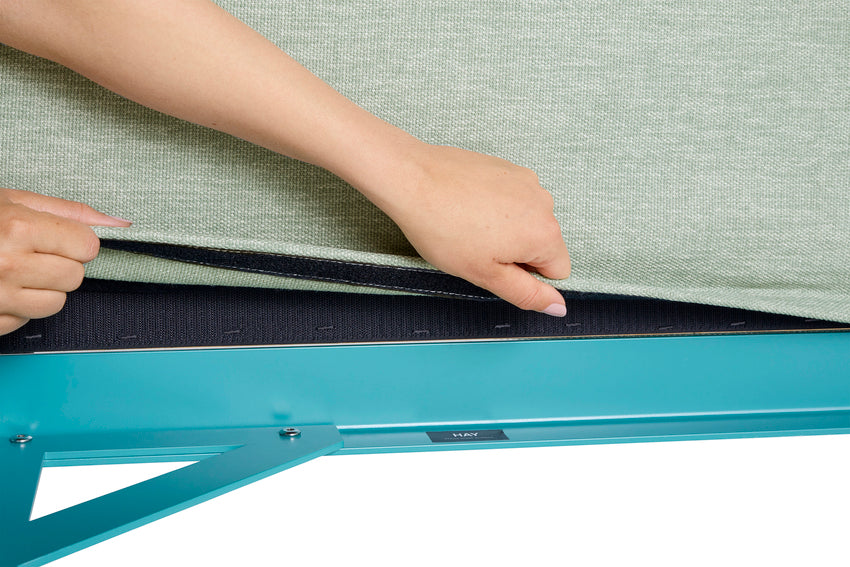 Tamoto Bed Mint Turqouise Powder Coated Steel Frame HAY