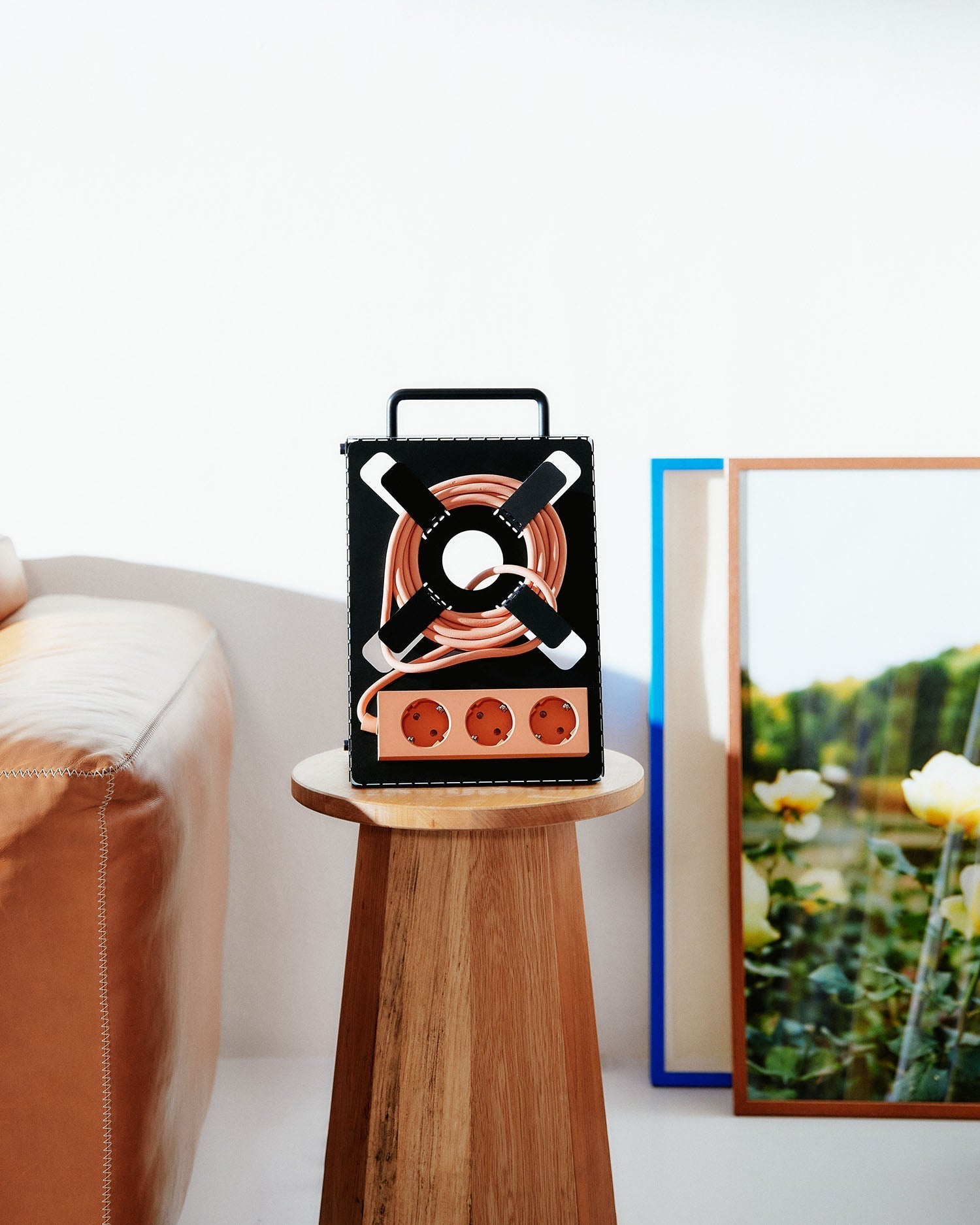 Cable Stand - Charcoal Pedestal