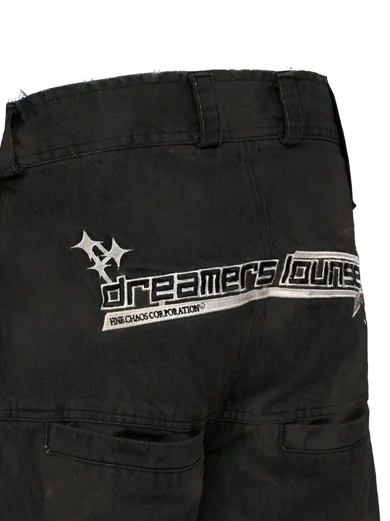 Dreamers Lounge Jeans - Black Fine Chaos