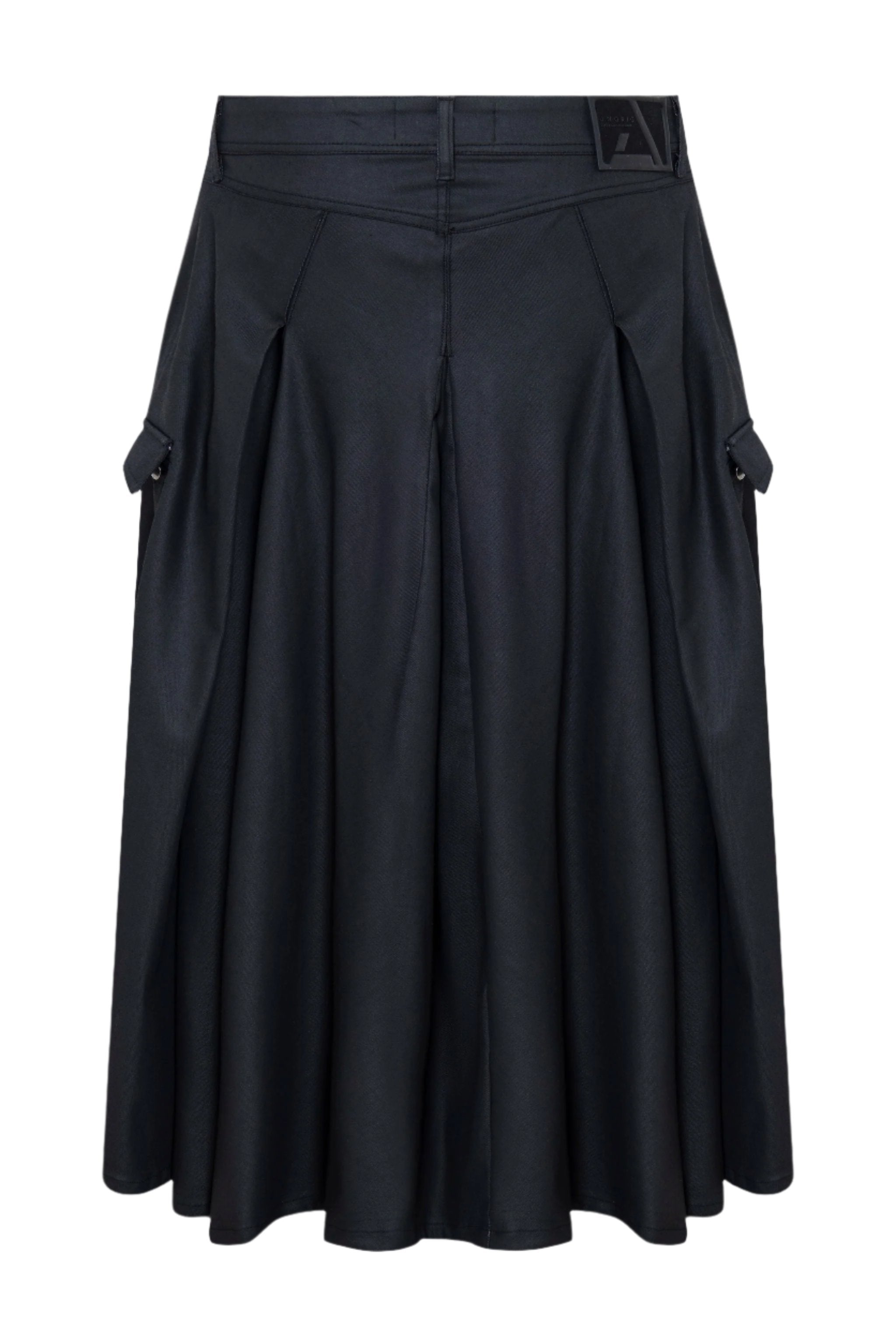 Denim Pleated Skirt JNORIG