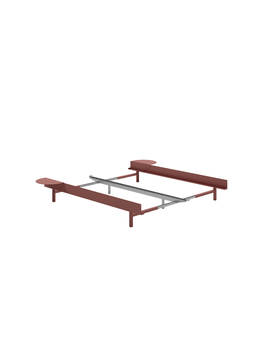 Bed - Dusty Rose Low MOEBE
