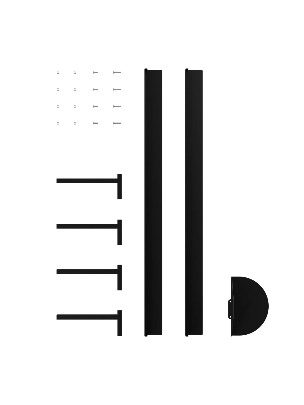 Bed 90 - Black Low MOEBE