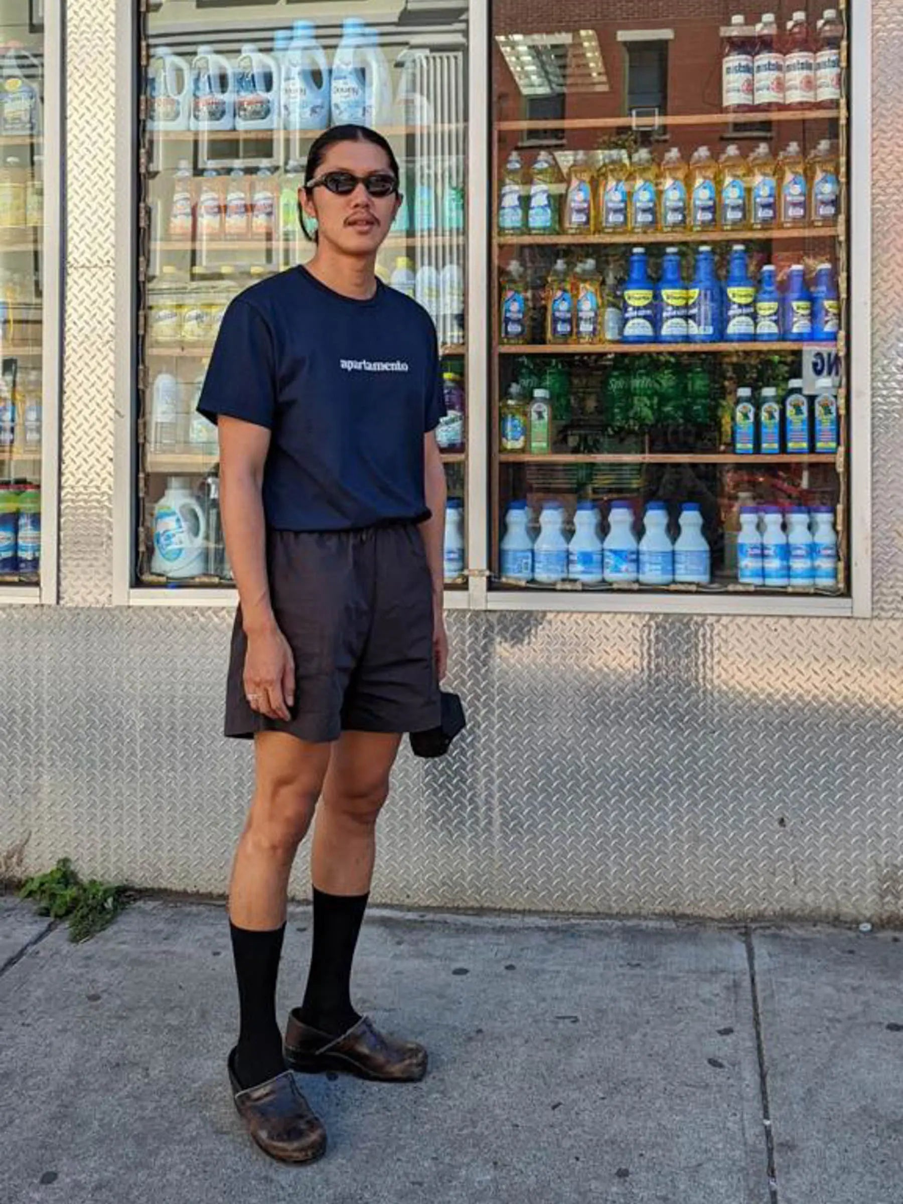 Apartamento logo T-shirts - Navy
