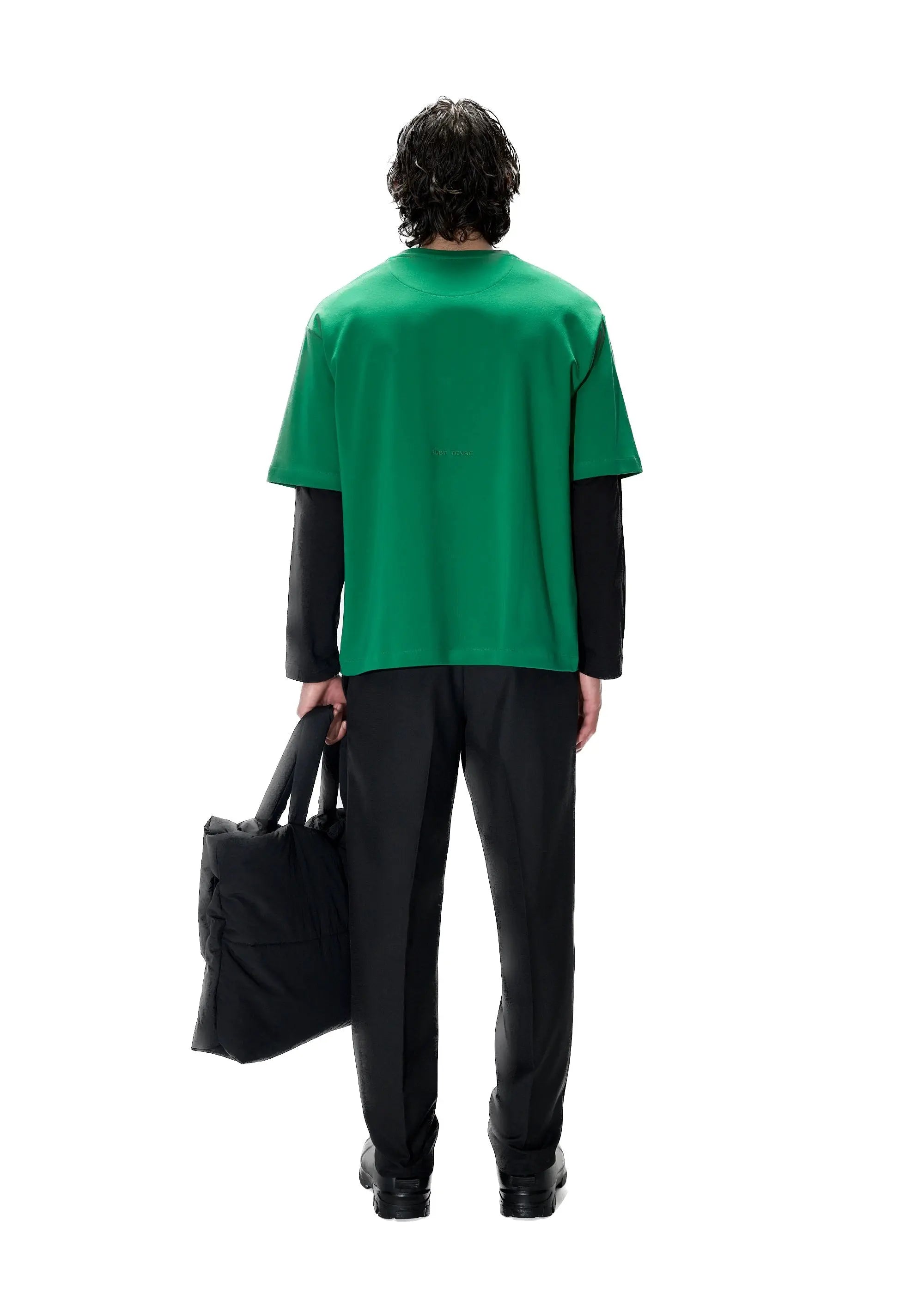 PAST TENSE Crewneck T-Shirt - Green 