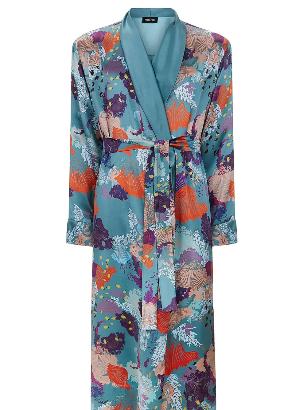 MENG Dressing Gown In Silk Satin 