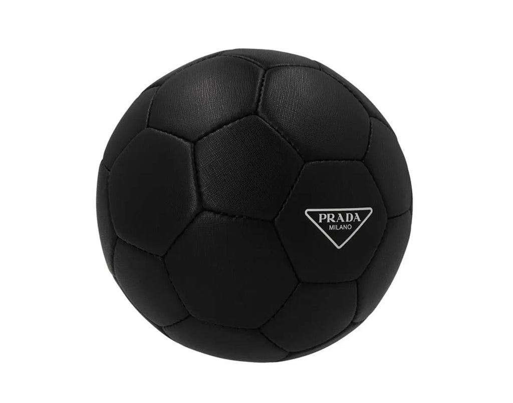 Prada Leather logo ball 