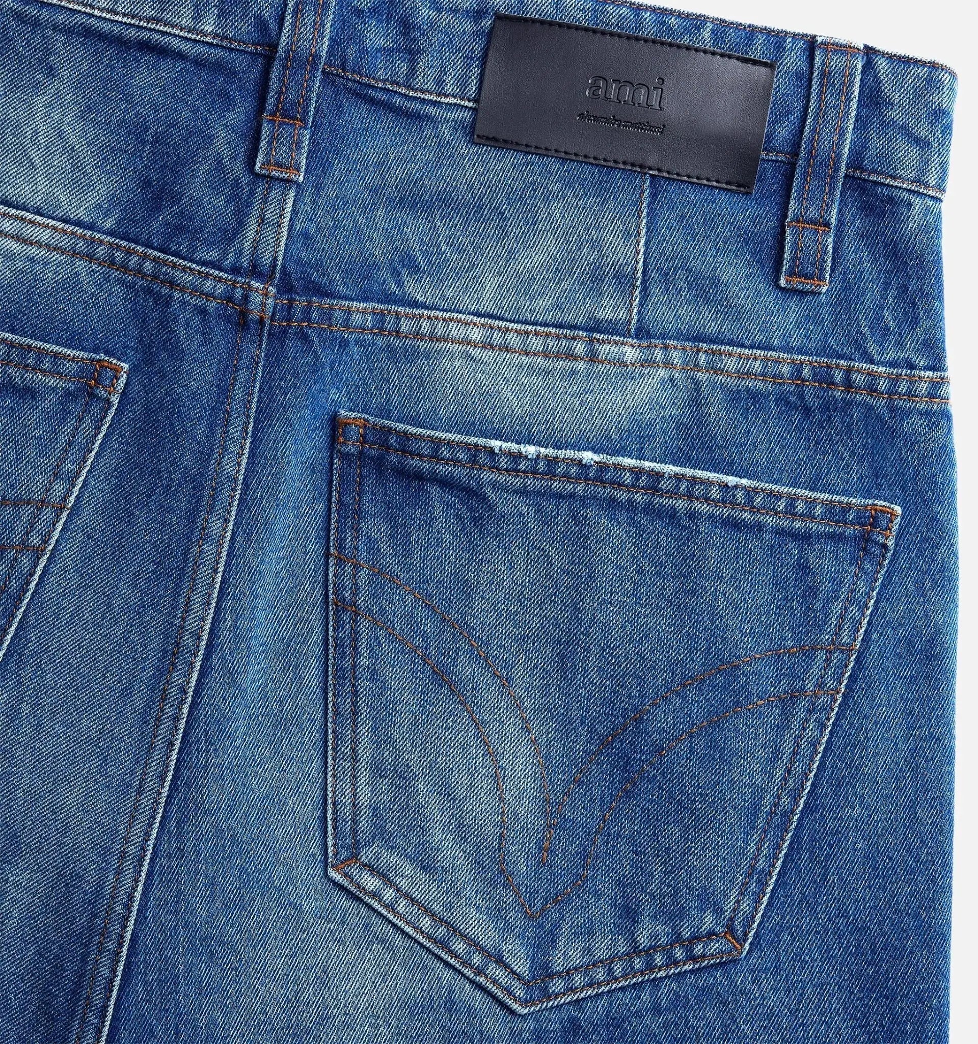 AMI Paris Tapered Fit Jeans 