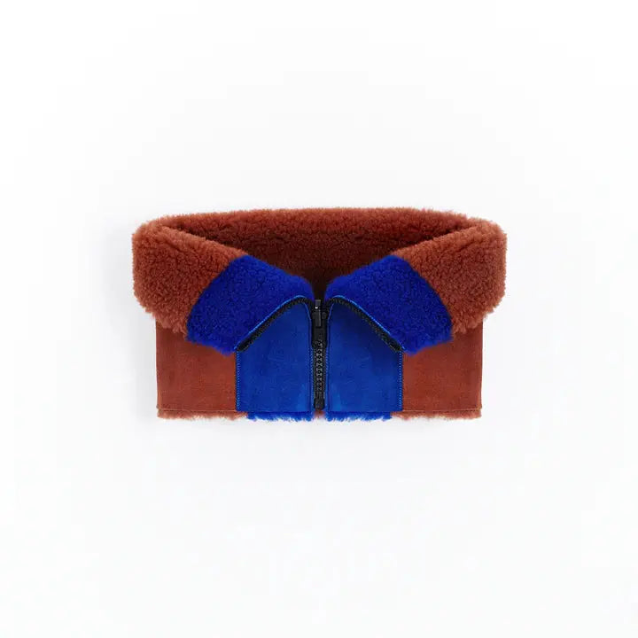 Toasties Paris Turtle Neck Collar Teddy & Blue 